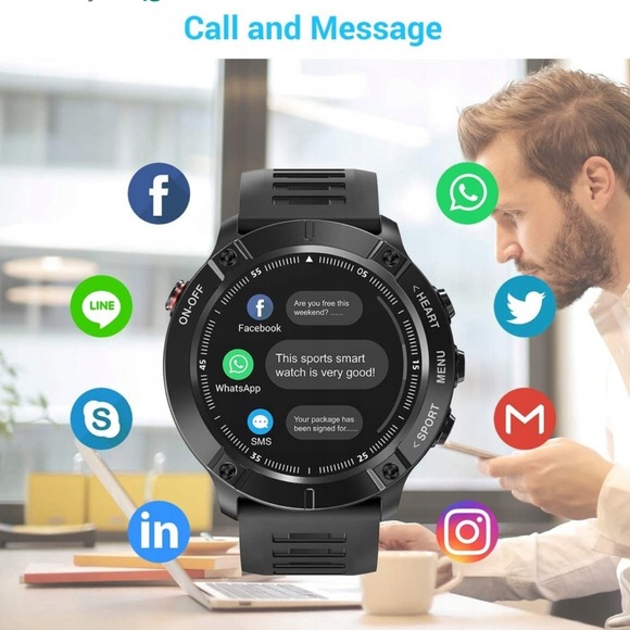 Catshin CS-MS01 Multi-Functional Smart Watch - New - Picture 4 of 5